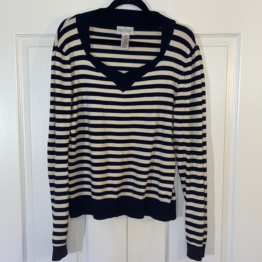 Tall Girl Striped Sweater